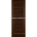Dormitorio CE puertas de madera de chapa de nogal al ras interior
